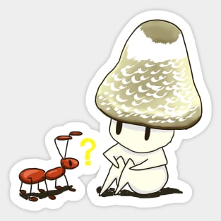Mushroom Garden Sprite Sticker